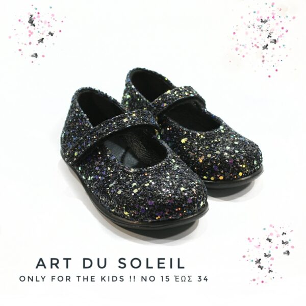 ART DU SOLEIL   glitter  δερματινη παιδικη μπαλαρινα 020 - Image 4