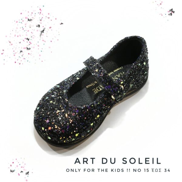 ART DU SOLEIL   glitter  δερματινη παιδικη μπαλαρινα 020 - Image 3