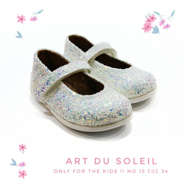 ART DU SOLEIL   glitter  δερματινη παιδικη μπαλαρινα 019 - Image 5