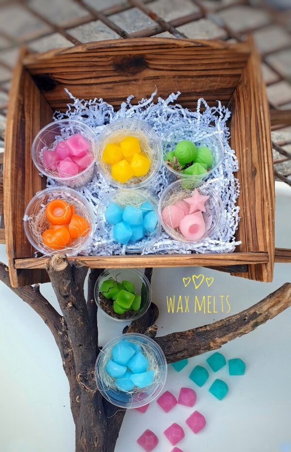 ΧΕΙΡΟΠΟΙΗΤΑ ΑΡΩΜΑΤΙΚΑ ΚΕΡΑΚΙΑ WAX-MELTS  4Ο+ ΑΡΩΜΑΤΑ 6€