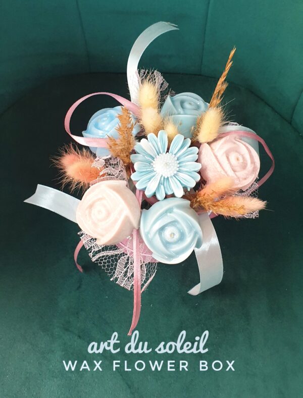 flowers made of candle  in a box (004) - Image 2