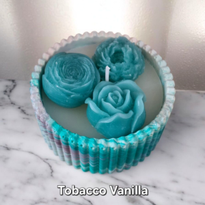 ( BEST SELLER ) Κεραμικό χειροποιητο βαζακι με φλόγα που ηρεμει! ΑΡΩΜΑ - TOBACCO VANILLA