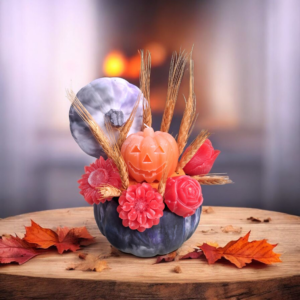 ΧΕΙΡΟΠΟΙΗΤΗ ΚΕΡΑΜΙΚΗ ΚΟΛΟΚΥΘΑ ΜΕ ΑΡΩΜΑΤΙΚΑ ΚΕΡΙΝΑ ΛΟΥΛΟΥΔΙΑ ΚΑΙ ΣΤΑΧΥ!!!