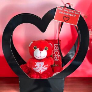 ΚΑΡΔΙΑ ΜΕ ΑΡΚΟΥΔΑΚΙ-ΣΟΚΟΛΑΤΑ ΚΑΙ ΤΡΙΑΝΤΑΦΥΛΛΑ ΣΑΠΟΥΝΑΚΙΑ!!!