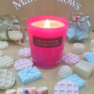 ΧΕΙΡΟΠΟΙΗΤΟ ΑΡΩΜΑΤΙΚΟ ΚΕΡΙ ''MARSHMALLOWS'' (ΒΑΖΟ 220 ml)