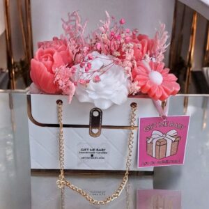 ΧΕΙΡΟΠΟΙΗΤΗ ΣΥΝΘΕΣΗ ΜΕ ΚΕΡΙΝΑ ΑΡΩΜΑΤΙΚΑ ΛΟΥΛΟΥΔΙΑ ΣΕ ΚΟΥΤΙ !!!